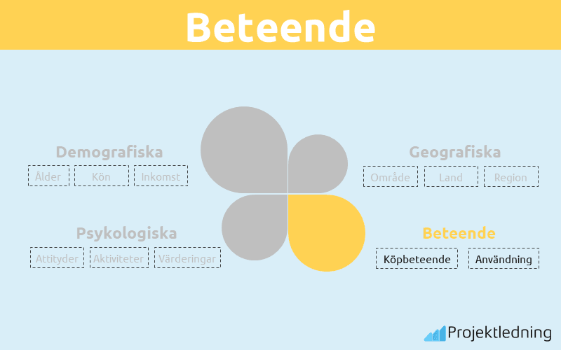Marknadssegmentering beteende