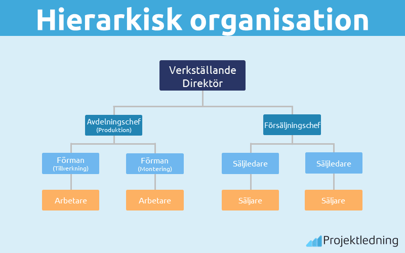 Hierarkisk organisation exempel