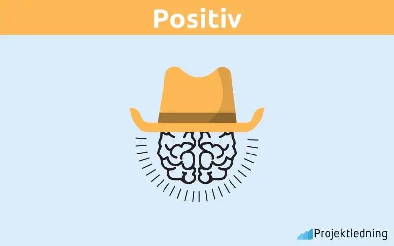 Gul tänkarhatt  Positiv