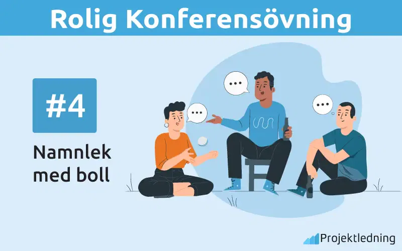 Rolig Konferensövning Namnlek med boll