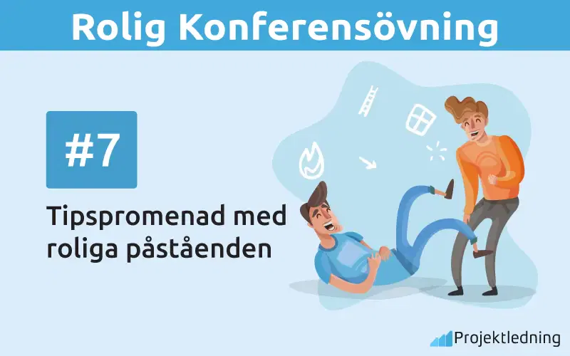 Rolig Konferensövning Tipspromenad med roliga påståenden