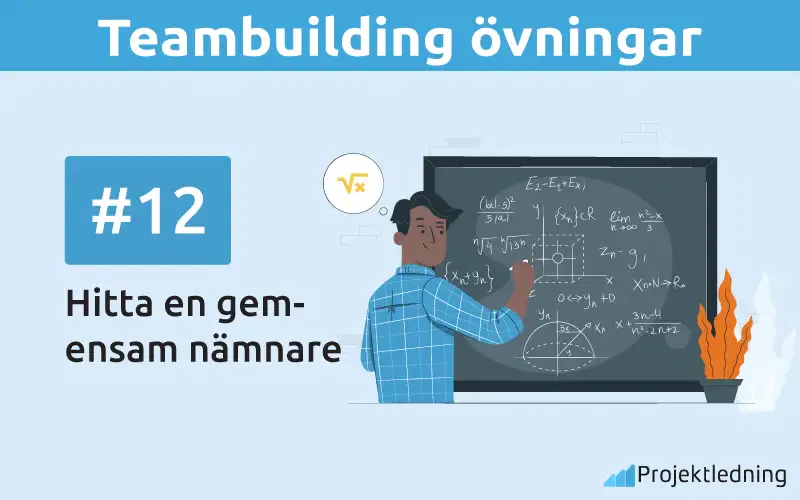 Teambuilding övningar hitta en gemensam nämnare