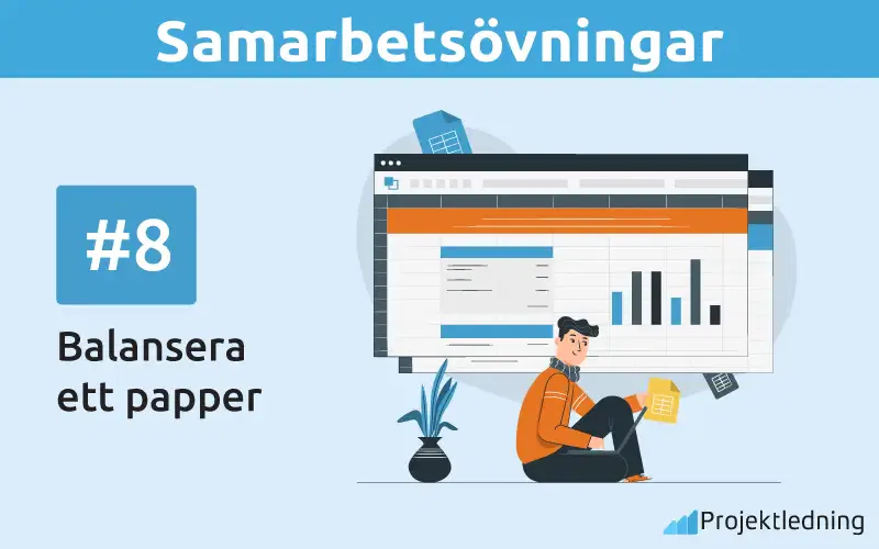 Samarbetsövningar Balansera Papper