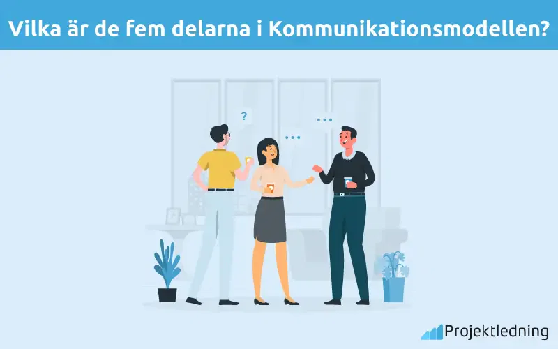 Vilka är de fem delarna i Kommunikationsmodellen
