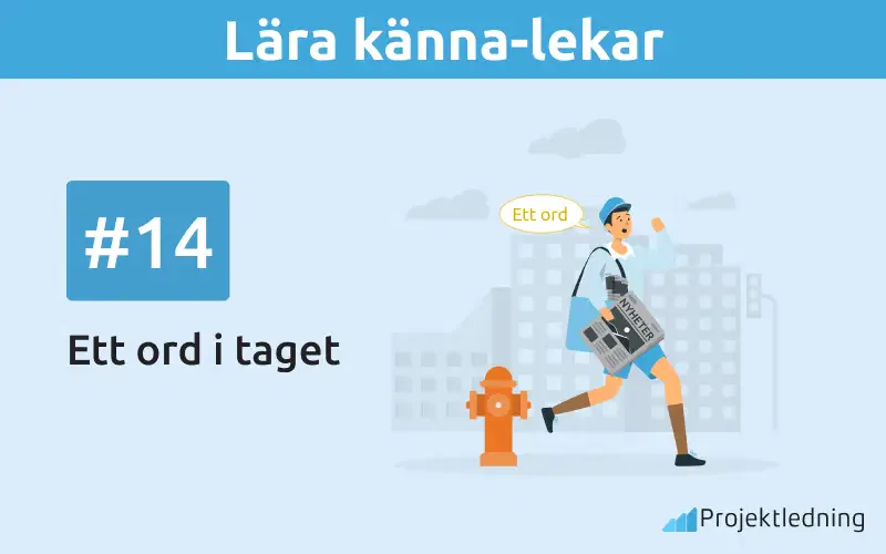 Lära känna-lekar Ett ord i taget 