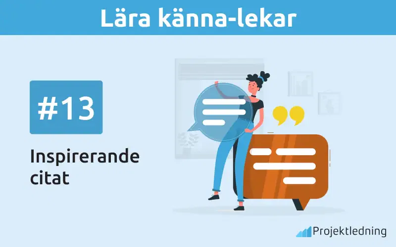Lära känna-lekar Ett ord i taget 