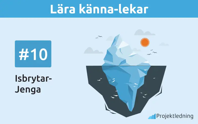 Lära känna-lekar Isbrytar-Jenga 