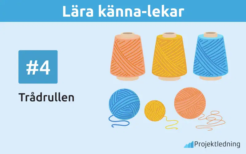 Lära känna-lekar Trådrullen 