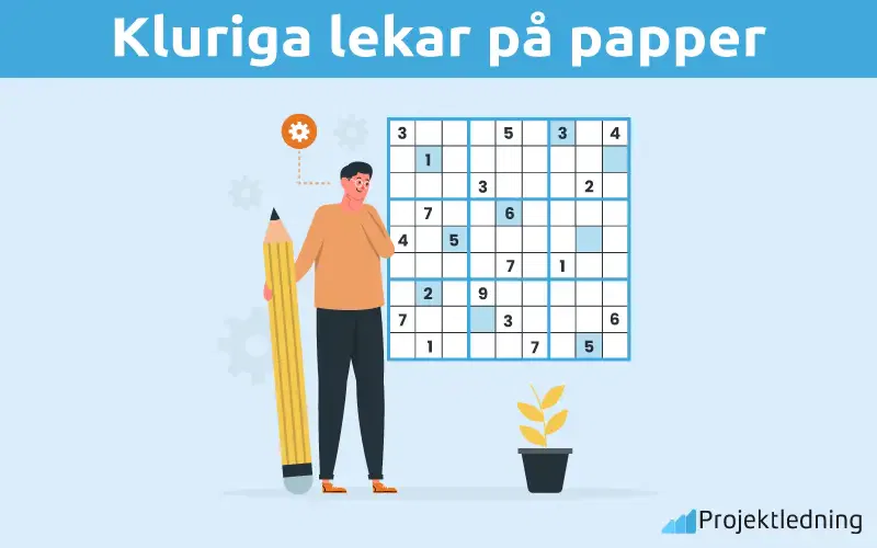 Kluriga lekar på papper