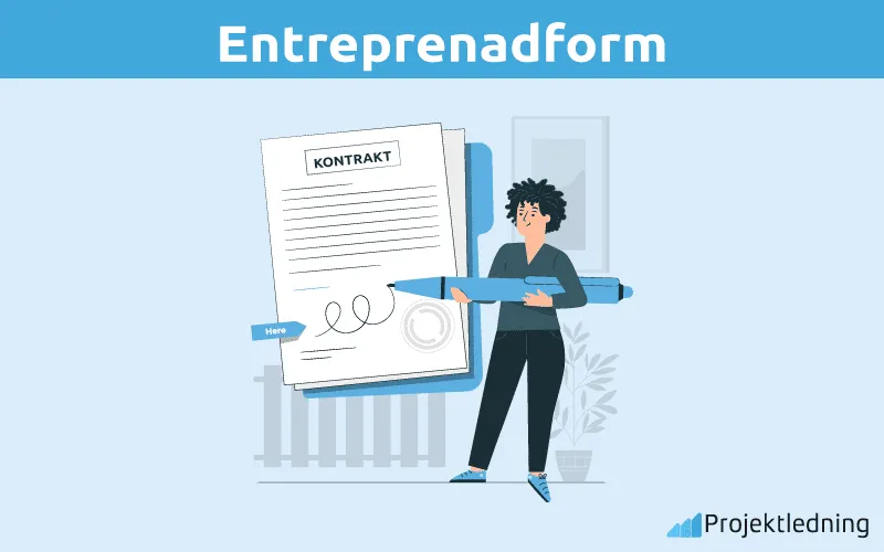 Entreprenadform