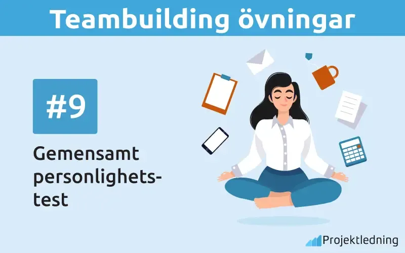 Teambuilding övningar gemensamt personlighetstest