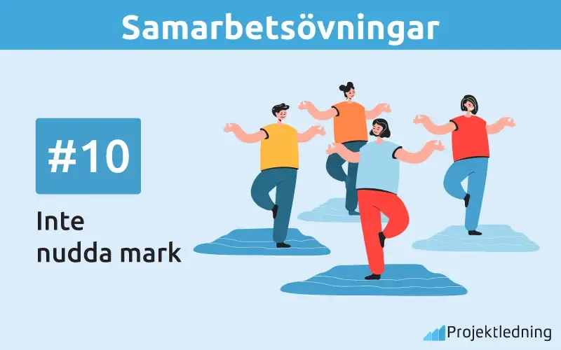 Inte Samarbetsövningar Inte nudda mark