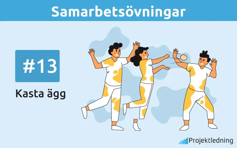 Kasta agg Samarbetsövningar Kasta agg