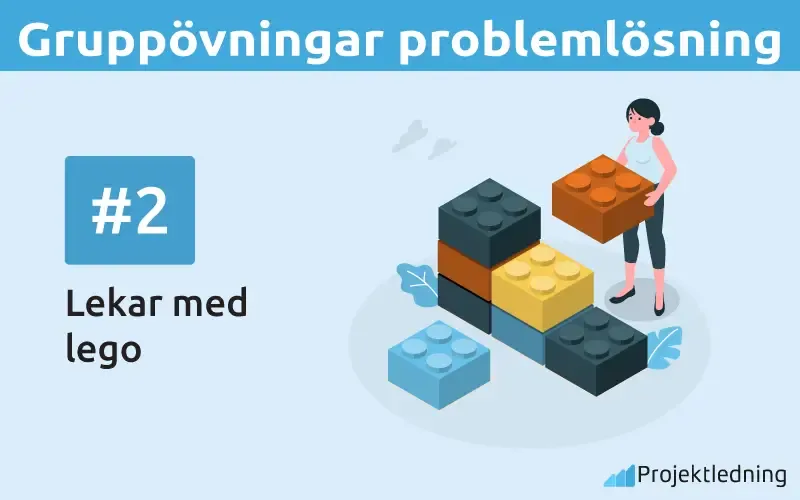 Lekar med Gruppövning problemlösning Lekar med lego
