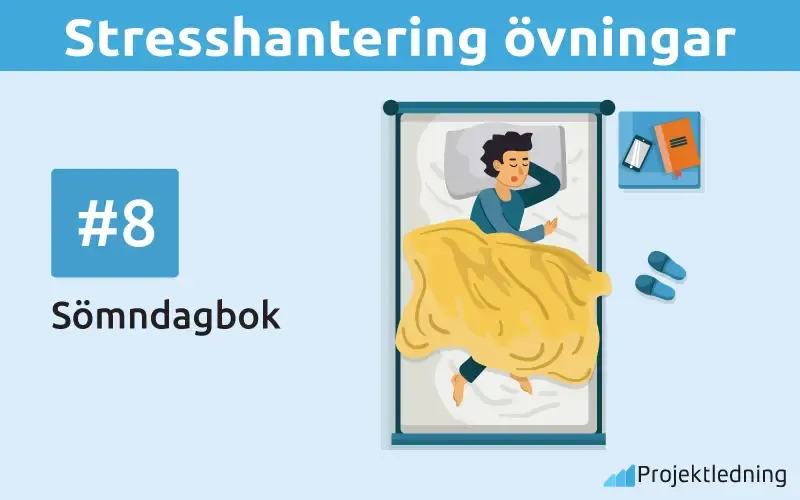 Somndagbok Stresshantering övning Sömndagbok