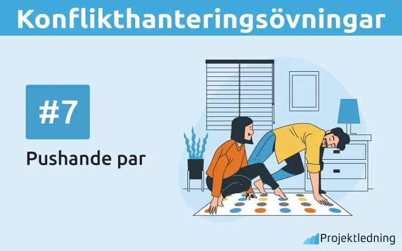Konflikthanteringsovningar Konflikthantering övning Pushande par