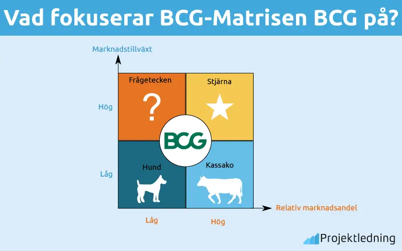 Vad fokuserar BCG-Matrisen Boston Consulting Group på