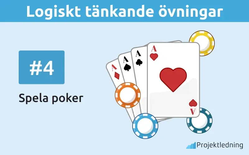 Logiskt tänkande övningar Spela poker